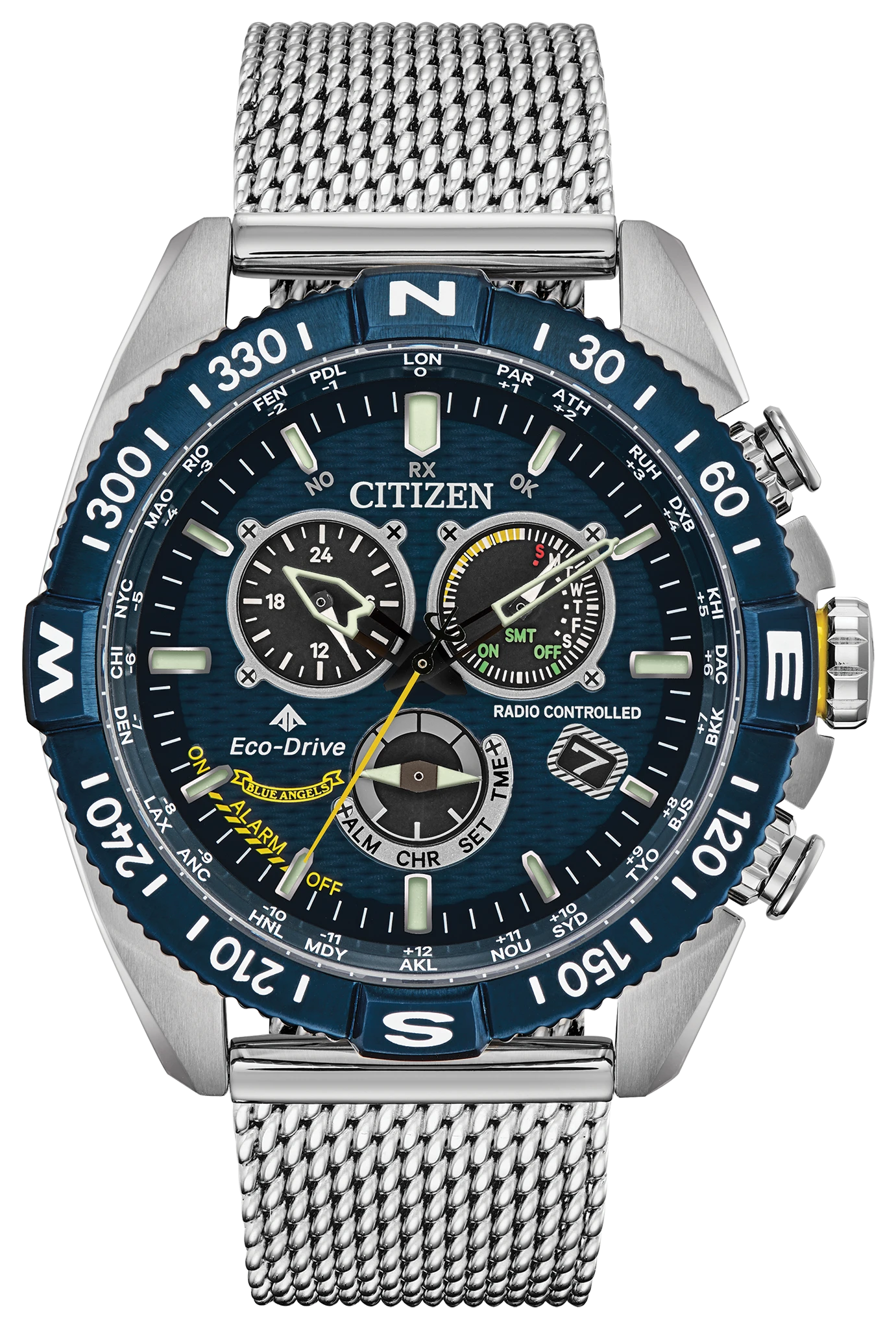Citizen シチズン　Navihawk ブルーエンジェルス Citizen Promaster Navihawk Eco-Drive Blue Dial Watch | CITIZEN